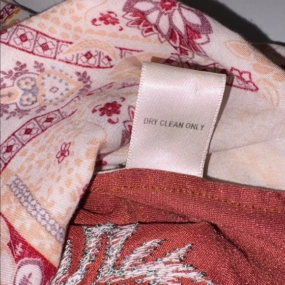 Aratta Burned Tulip Velvet Floral Embroidered Blouse/Tunic, Boho Chic. - Picture 8 of 9